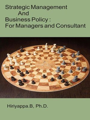 cover image of Strategic Management and Business Policy